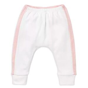 MORI Unisex Color Blocked Pink & White Stripe Yoga Pants | Size 3-6 Months